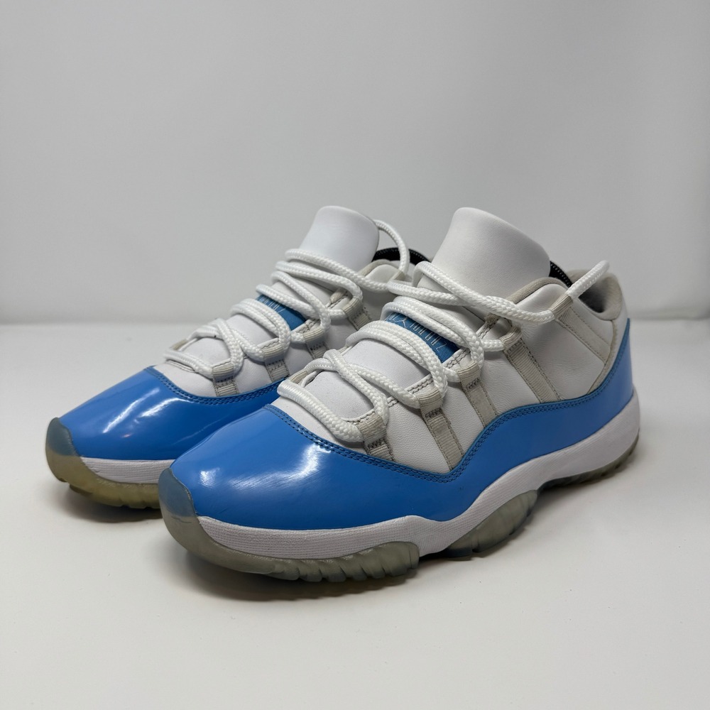 Air Jordan 11 Retro‎ Low Basketball Shoes Mens 10.5 Blue White Flaws 528895-106